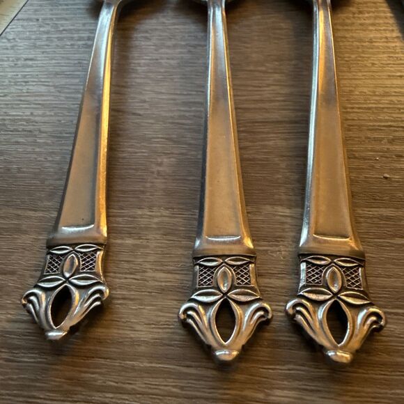 EKCO Eterna Padua Stainless Steel Flatware Forks Knives Spoons Lot Of 10 Japan - Picture 7 of 13